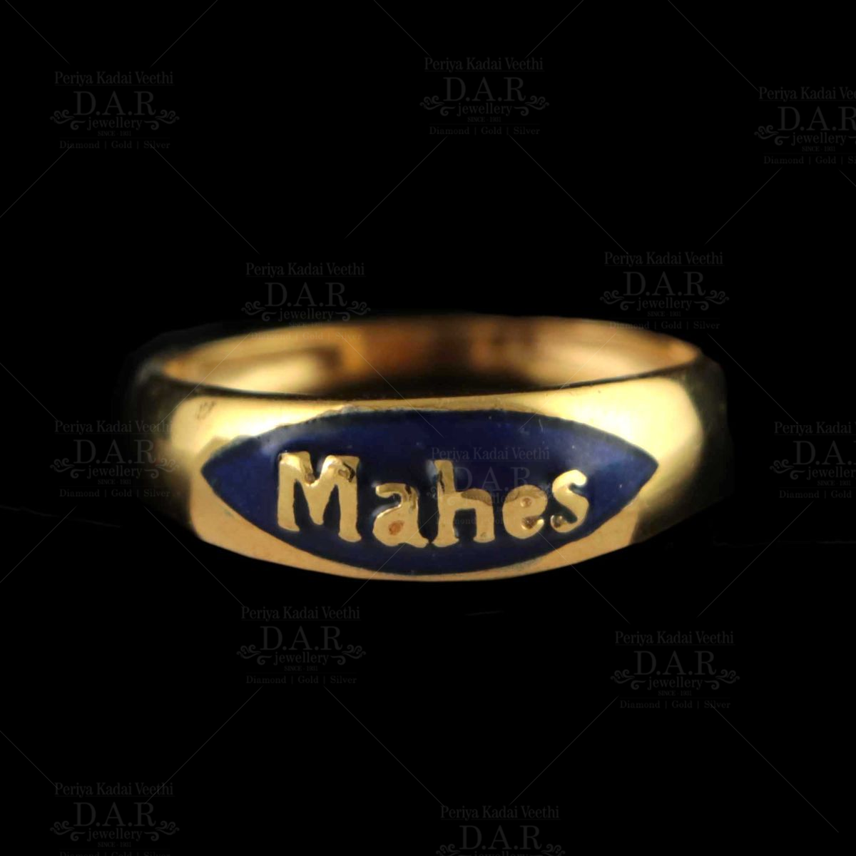 Personalized Name Ring 14K Yellow Gold | TheNetJeweler