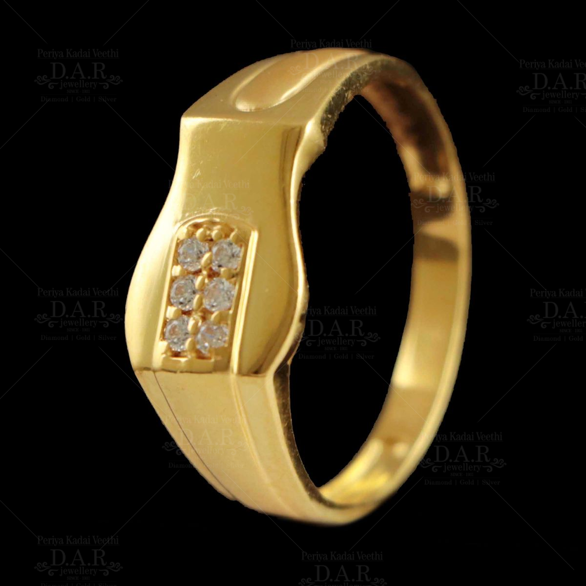 Intricate 22 Karat Yellow Gold Ring - RG-252