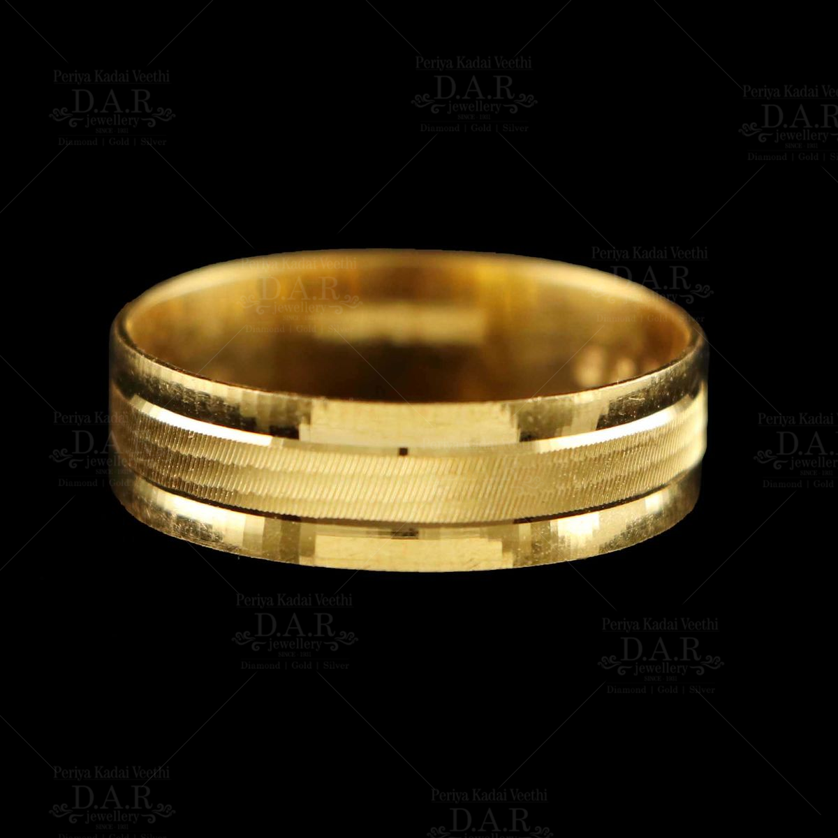 22k Plain Gold Ring JGS-2108-04541 – Jewelegance