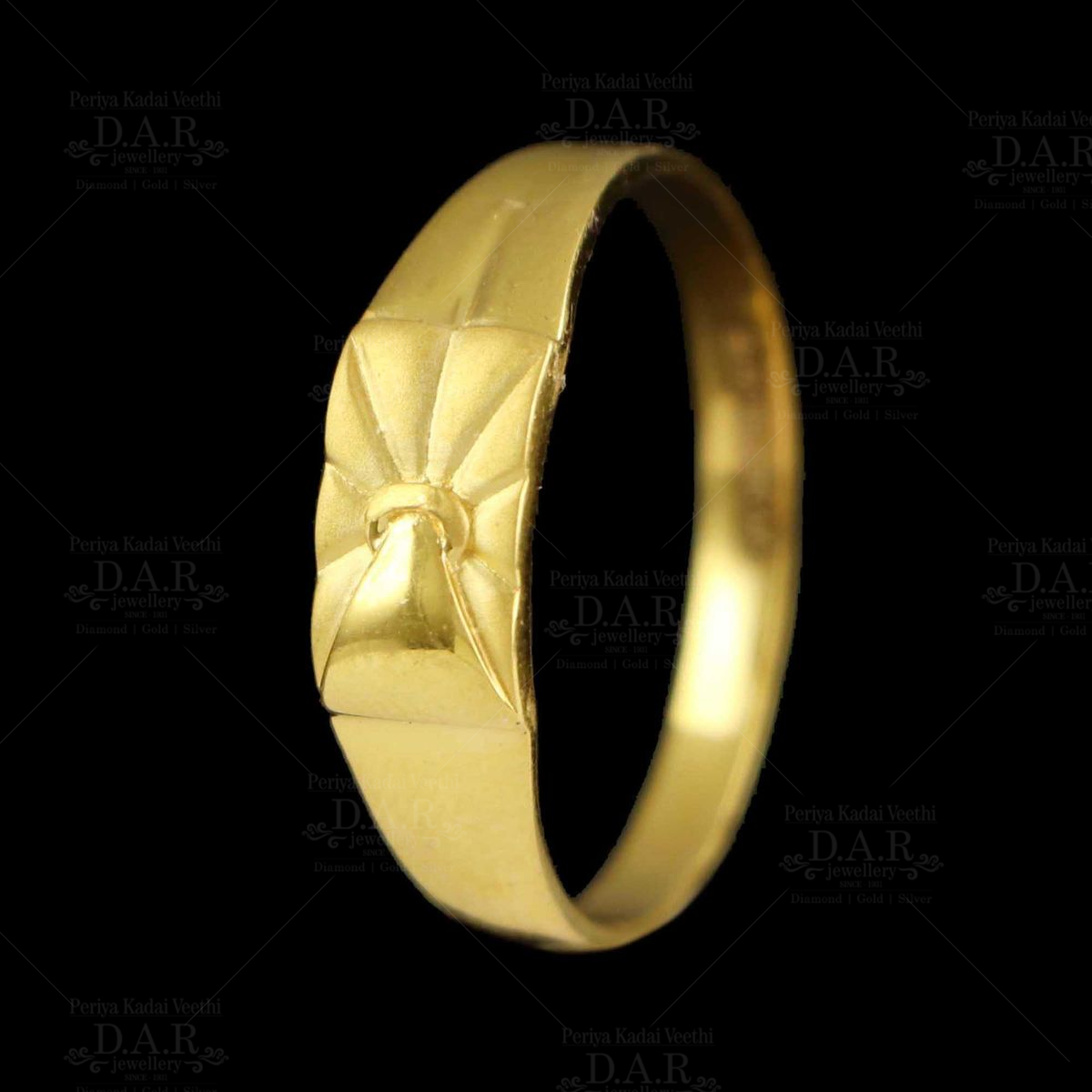 14K Real Solid Gold Polished Band Simple Ring For Women-gemektower.com.vn