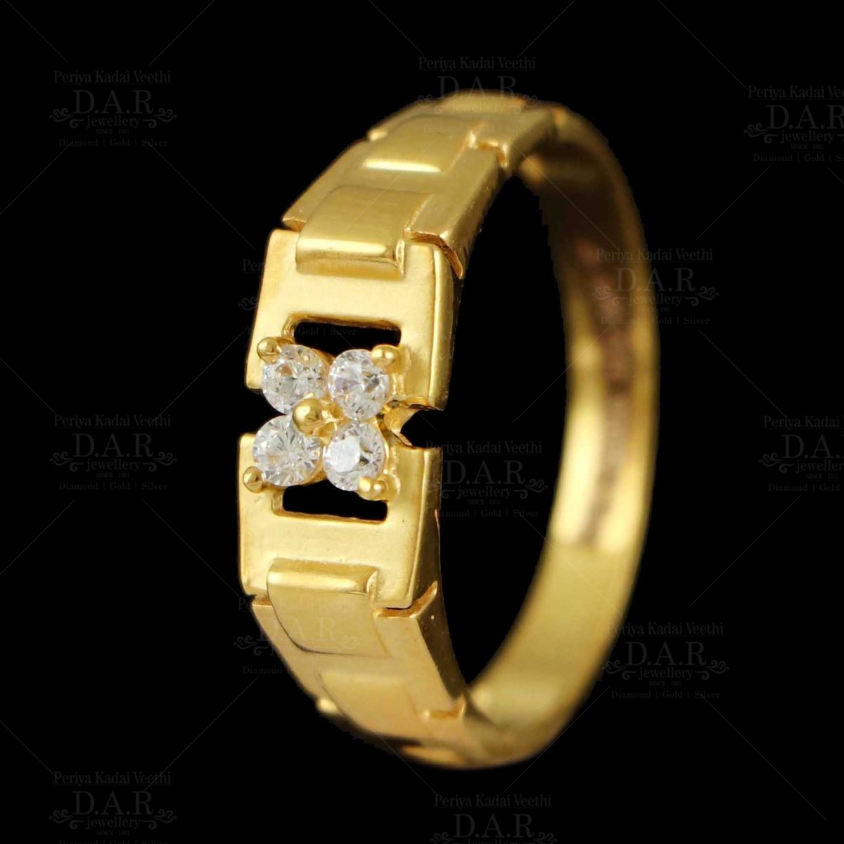 100% Party Wear Men Gold Ring, Size: Free, 3gm at best price in Mumbai |  ID: 2852992012233