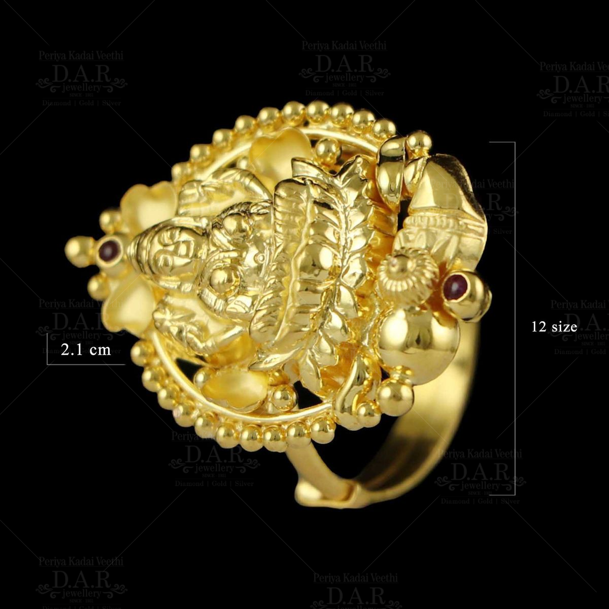 sravana masam special gold laxmi devi rings models//with weight - YouTube