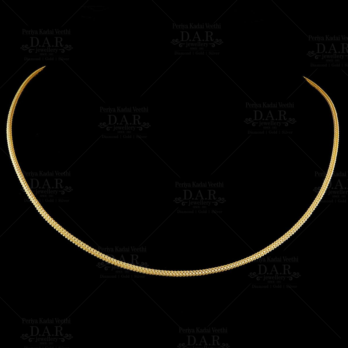 Gold Plated Stainless Steel Herringbone Necklace - Lovisa
