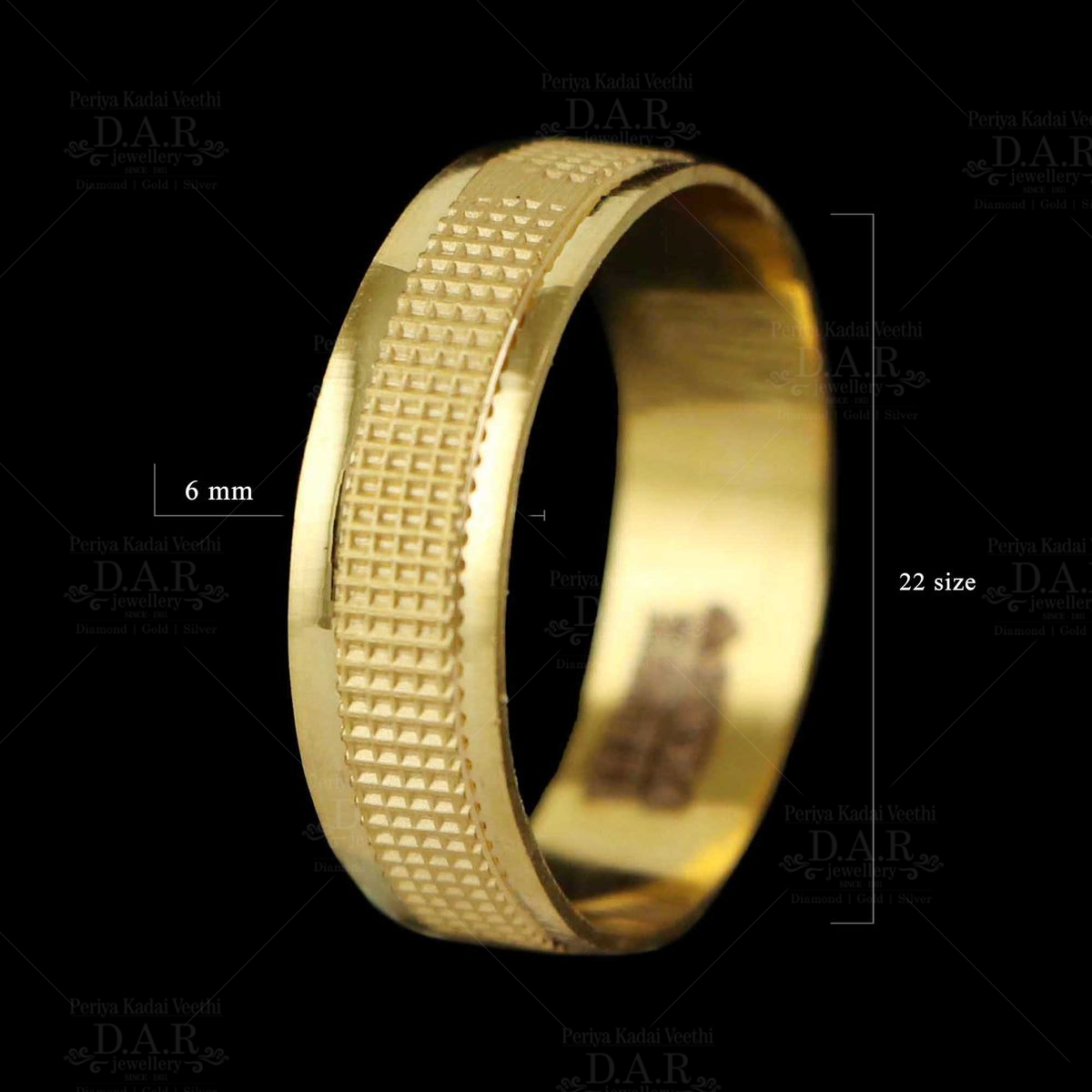 22k Plain Gold Ring JGS-2102-00145 – Jewelegance