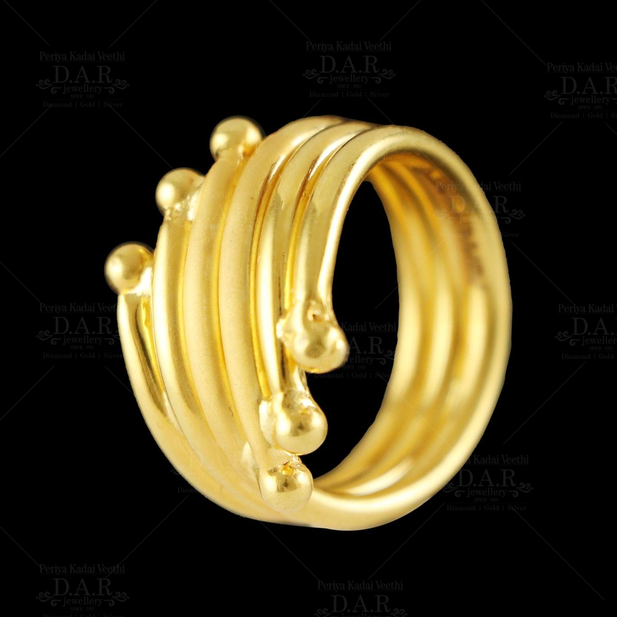 Intricate Two-Tone 22k Gold Ring – Andaaz Jewelers