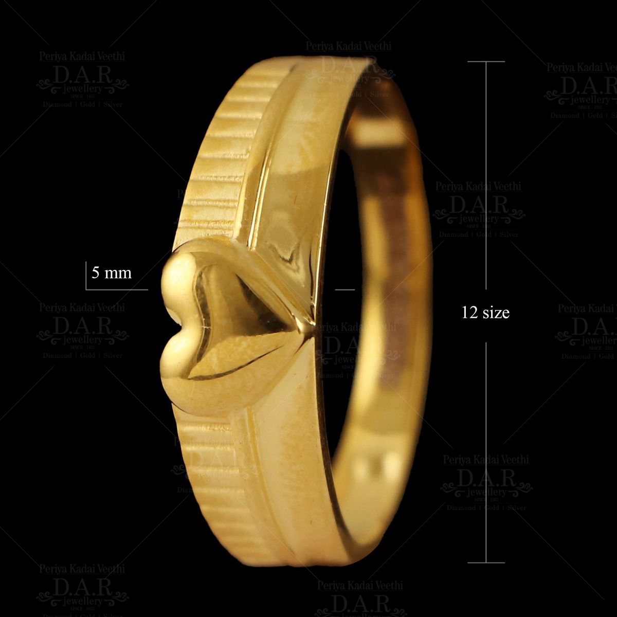SPE Gold - Infinity Symbol Couple Ring - Poonamallee