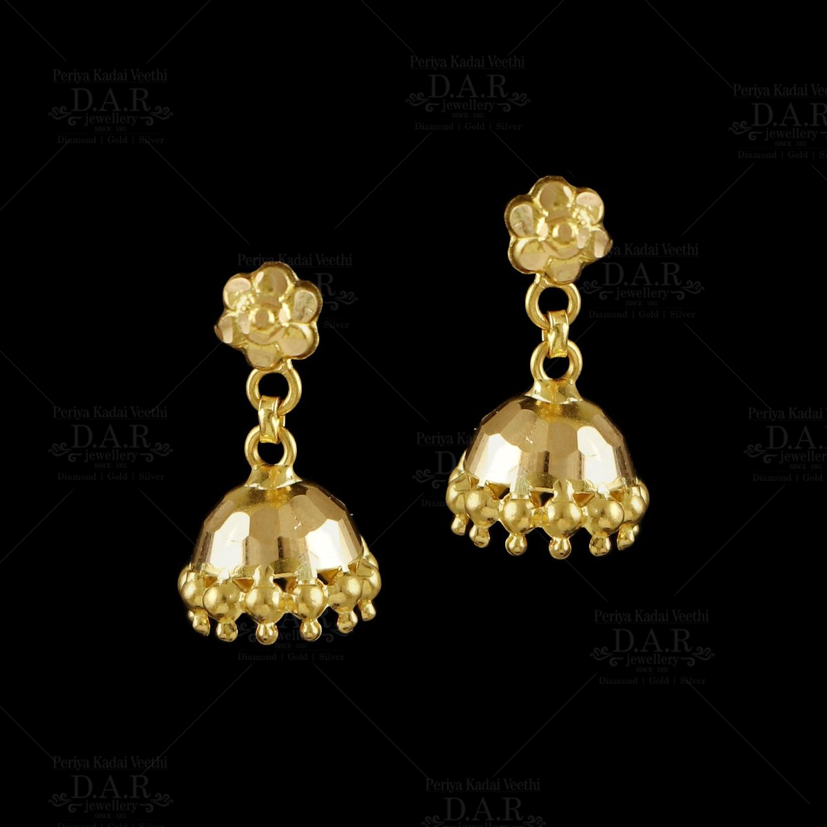 Buy Reliance Jewels 22 KT Gold Earring 4.09 g Online at Best Prices in  India - JioMart.