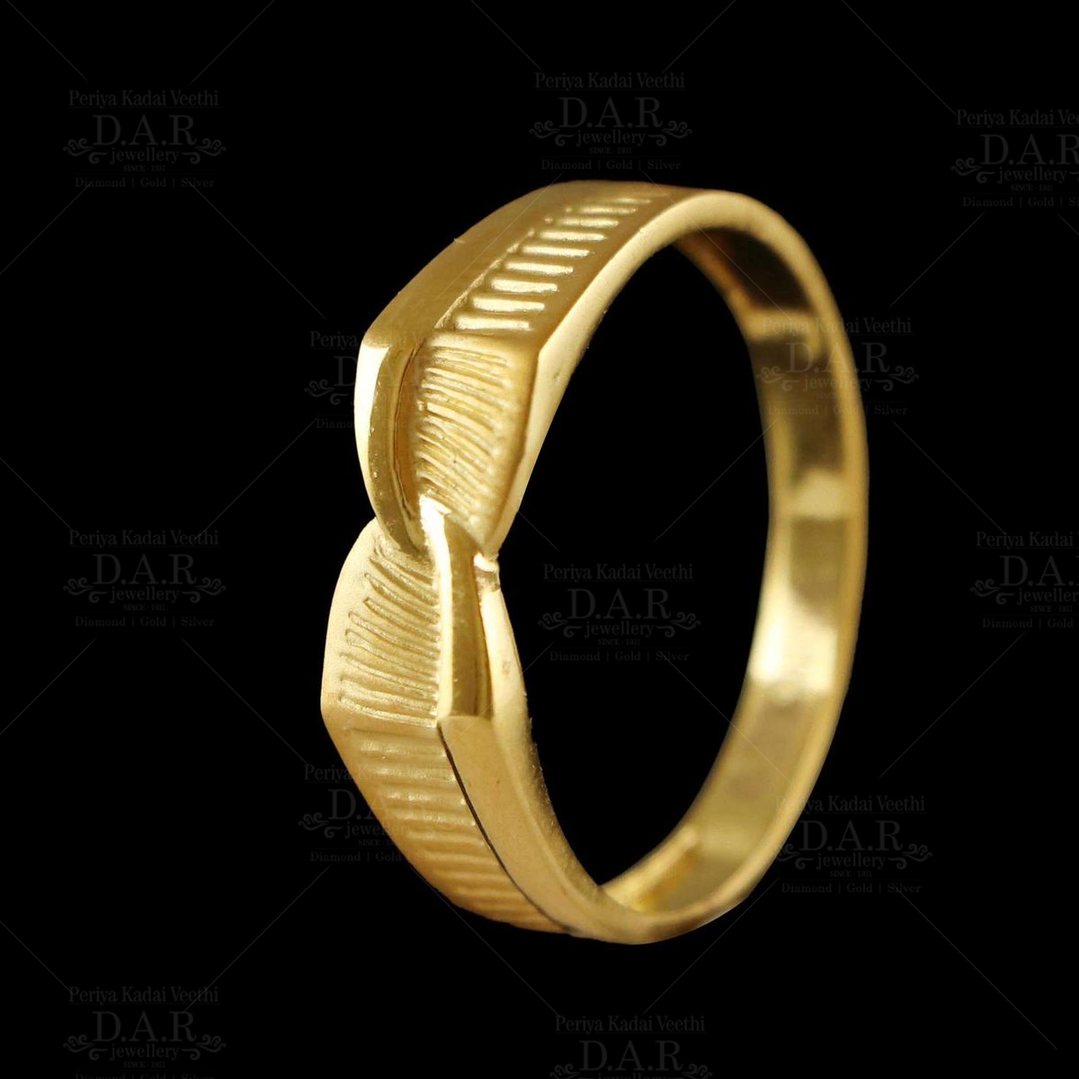 1 Gram Gold Plated Fashionable Design Ring for Men – Aarna Finery