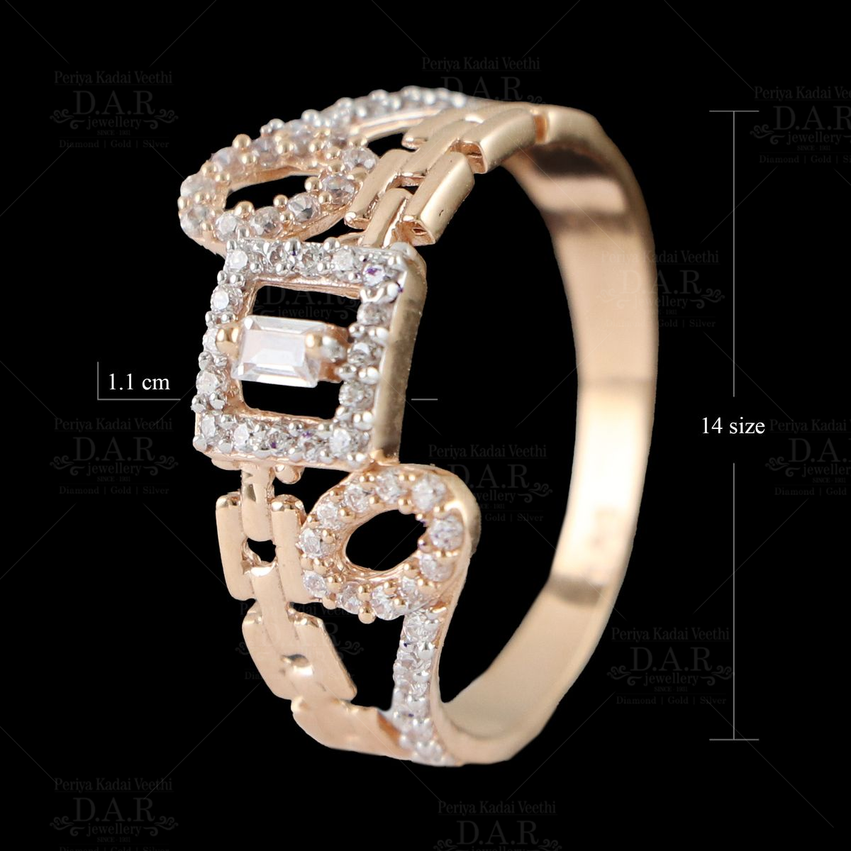 Amazon.com: BCATSTORE Double Hearts Initial Letter Rings Women A-Z Alphabet  Ring Mother Day (D Letter On The Right, 7) : Clothing, Shoes & Jewelry