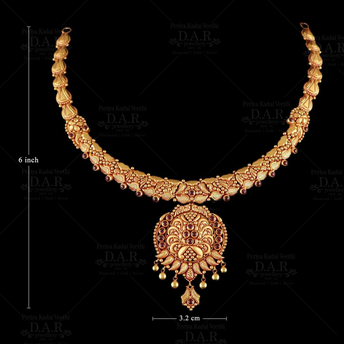 Manufacturer of 22ct gold cz designer ladies necklace set ln06 | Jewelxy -  180071