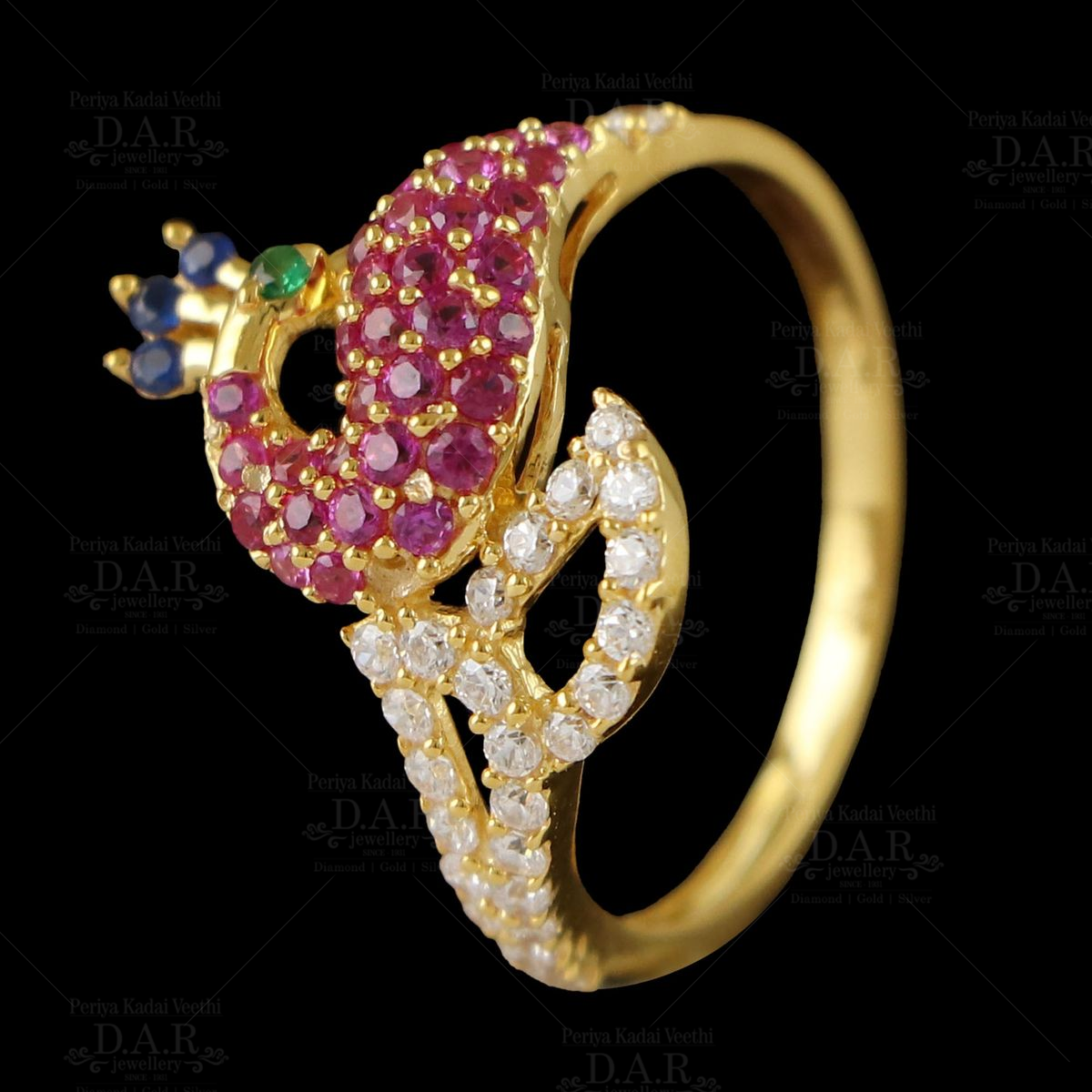 Buy Arc Linea Diamond Vanki Ring Online | CaratLane
