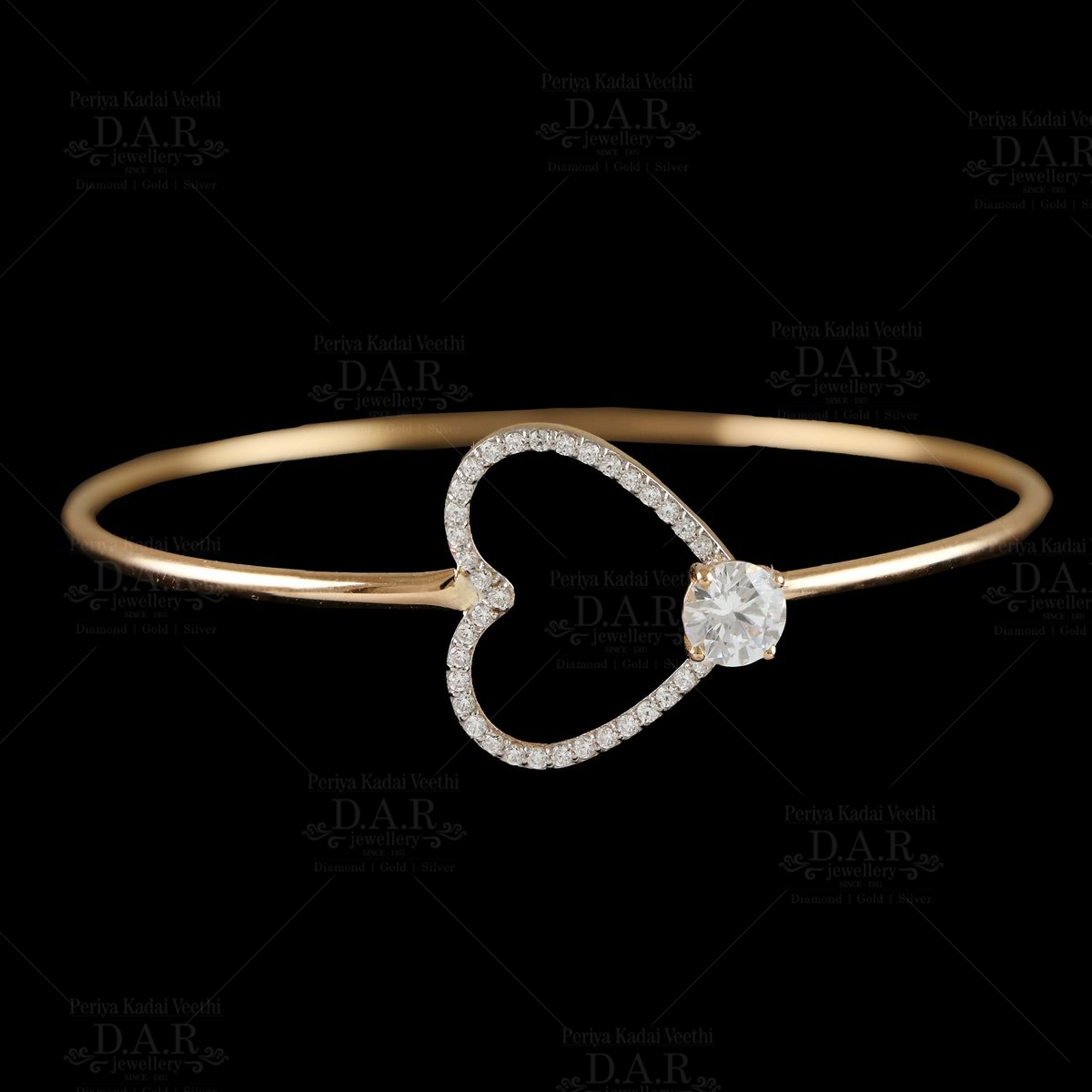 Buy Eternally Linked Rose Gold Plated Sterling Silver Bracelet by Mannash™  Jewellery