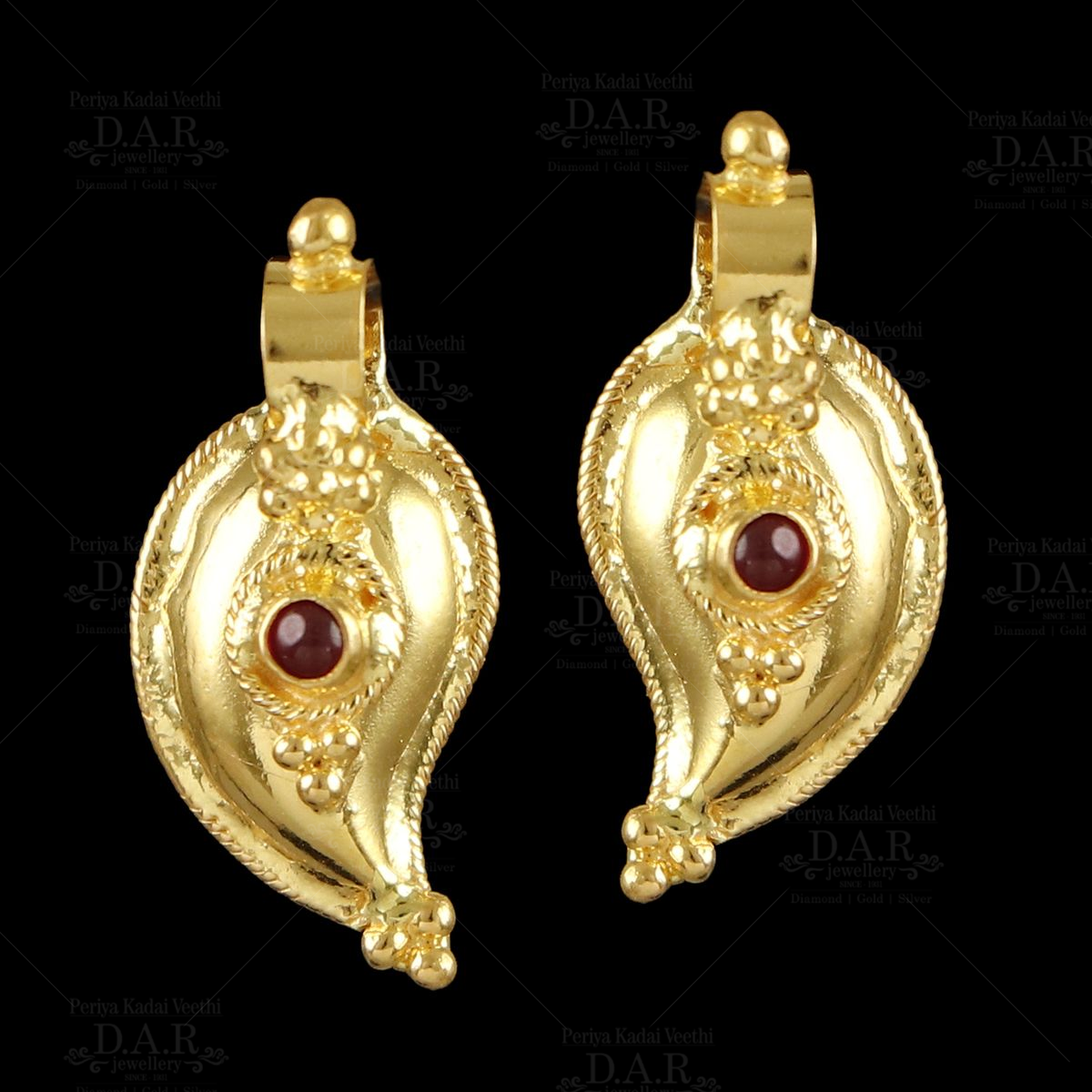 Ankur fine mango design gold plated jhumki earring for women at Rs 499 /  Piece in Ahmedabad