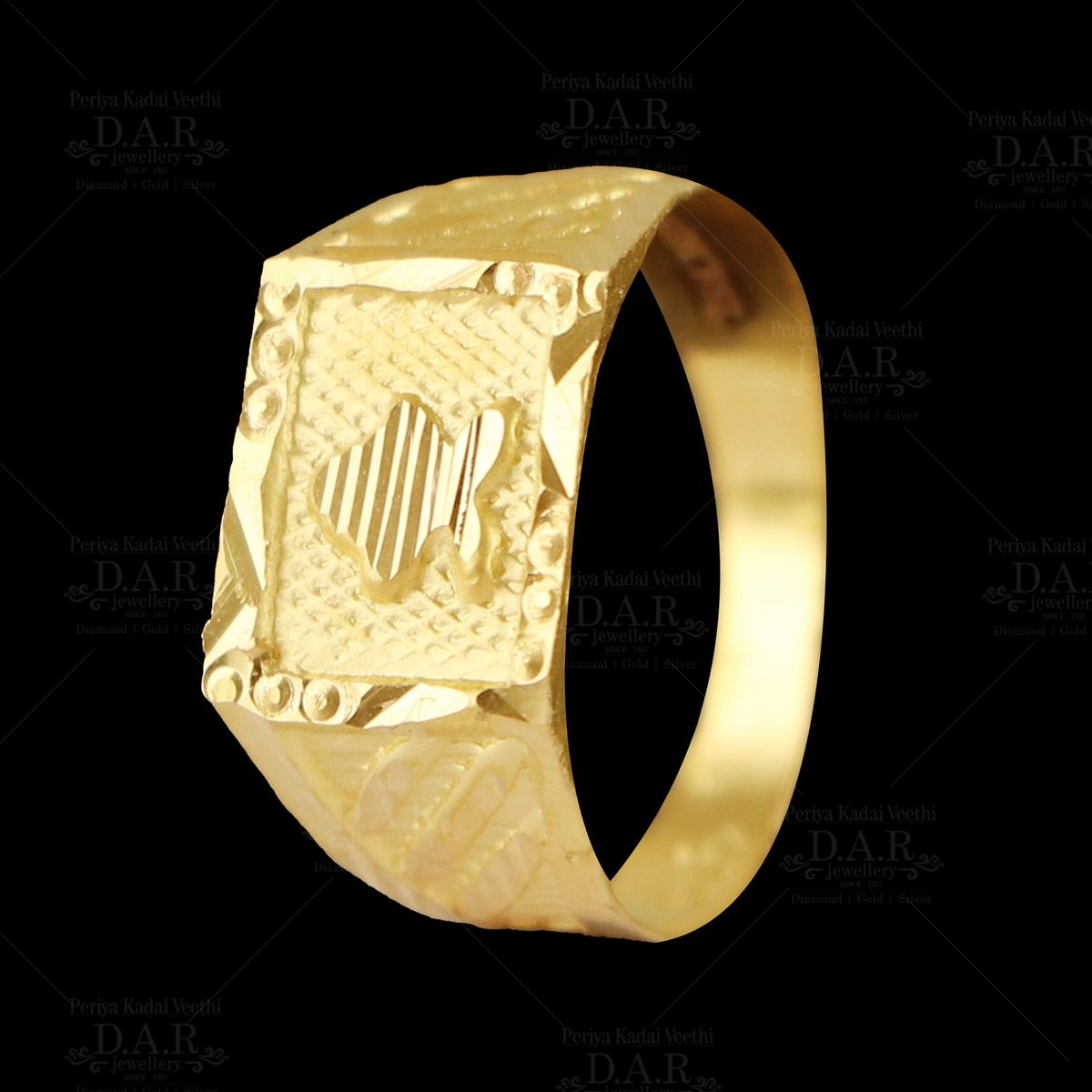 Buy 22Kt Plain Gold Designer Baby Ring 93VC1345 Online from Vaibhav  Jewellers