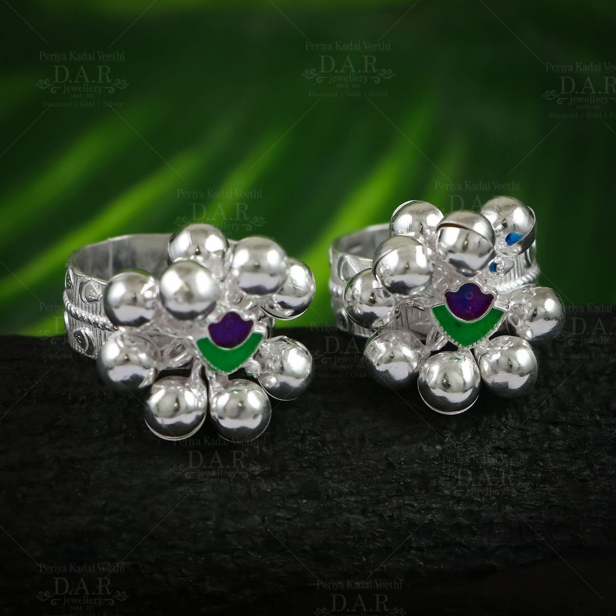 Silver metti designs with price discount