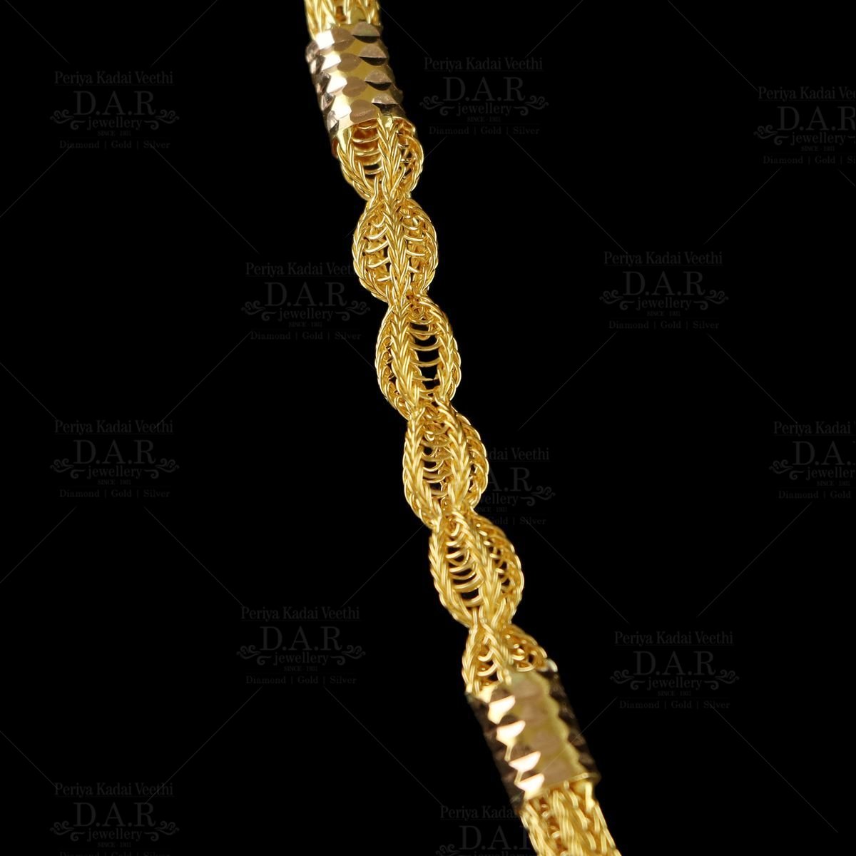 22 KT GOLD ROPE NECKLACE