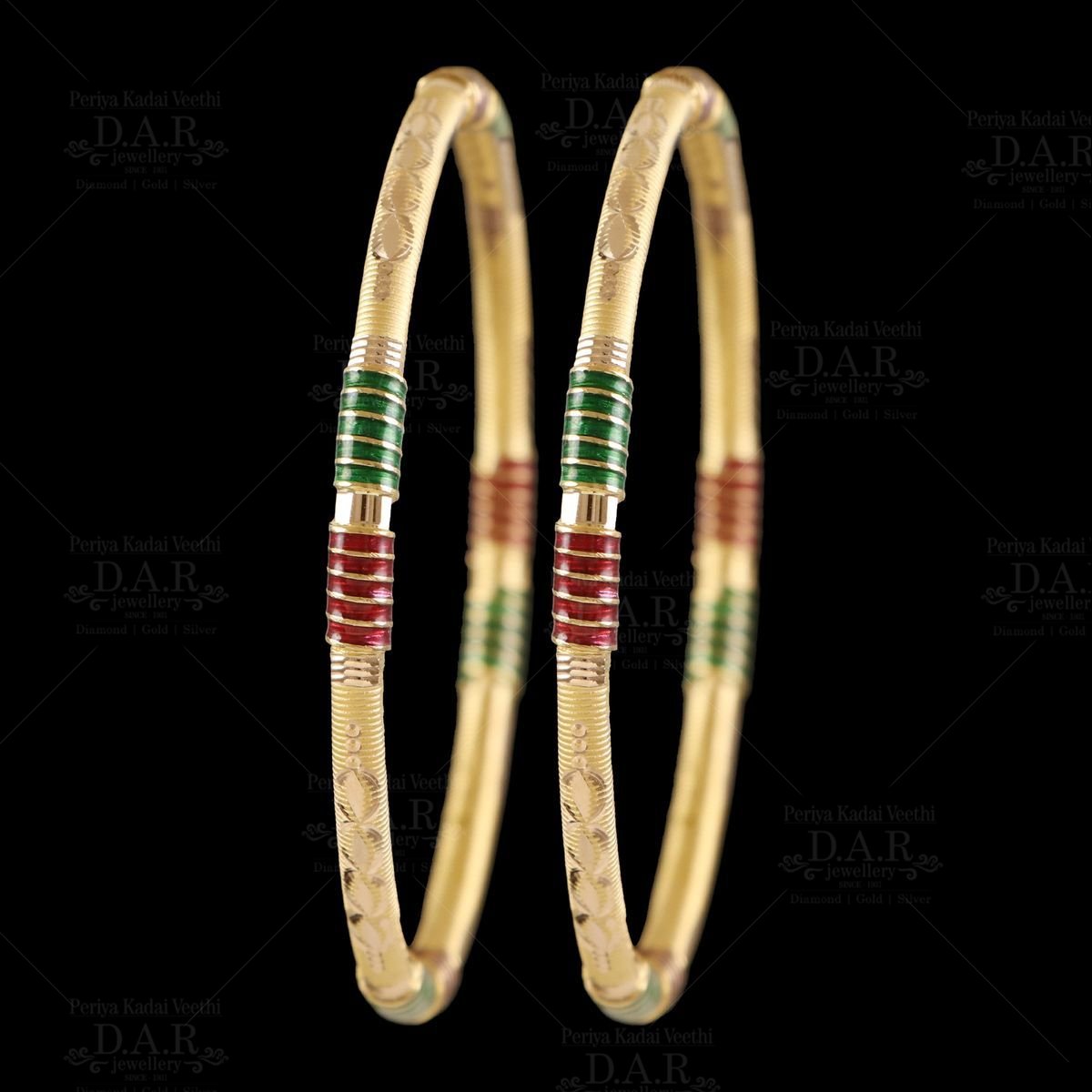 22KT GOLD TUBE BANGLE
