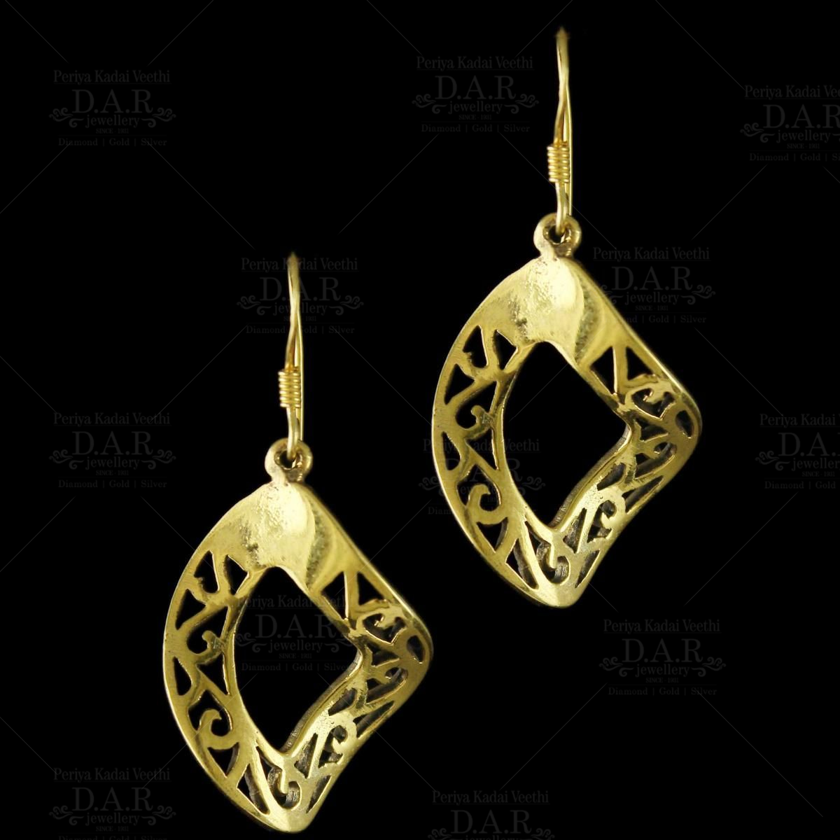 Shop Fancy Dancing Drop Gold Earrings | Gold Earrings Designs for Women at  GRT Jewels