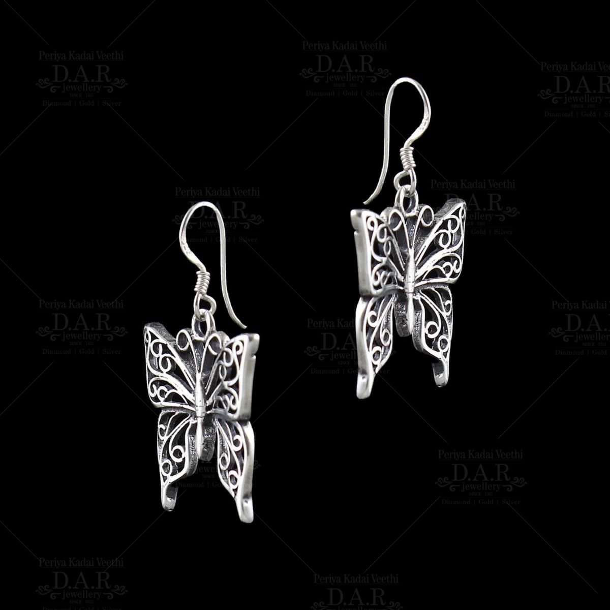 Iridescent Butterfly Wings Dangle Earrings ⋆ It's Just So You