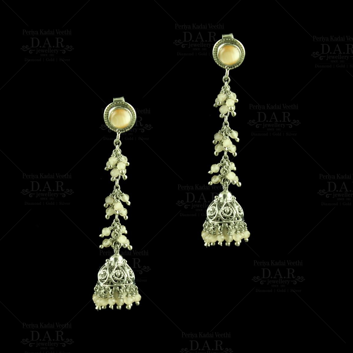 Light Green Colour Jhumka Earring with MaangTikka for Women by FashionCrab®  - FashionCrab.us