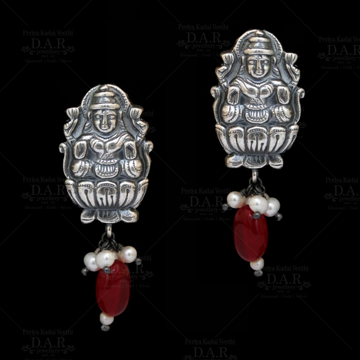 Pearl Beaded Hoop Drop Earrings – US Jewelry House