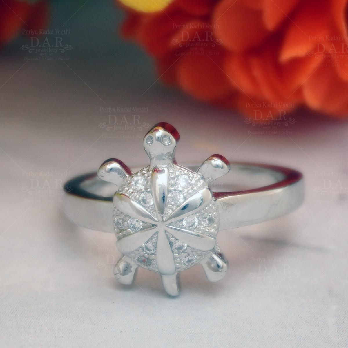Tortoise Silver Finger Ring at Rs 1750/piece | 925 Sterling Silver Ring in  Chennai | ID: 22839285448