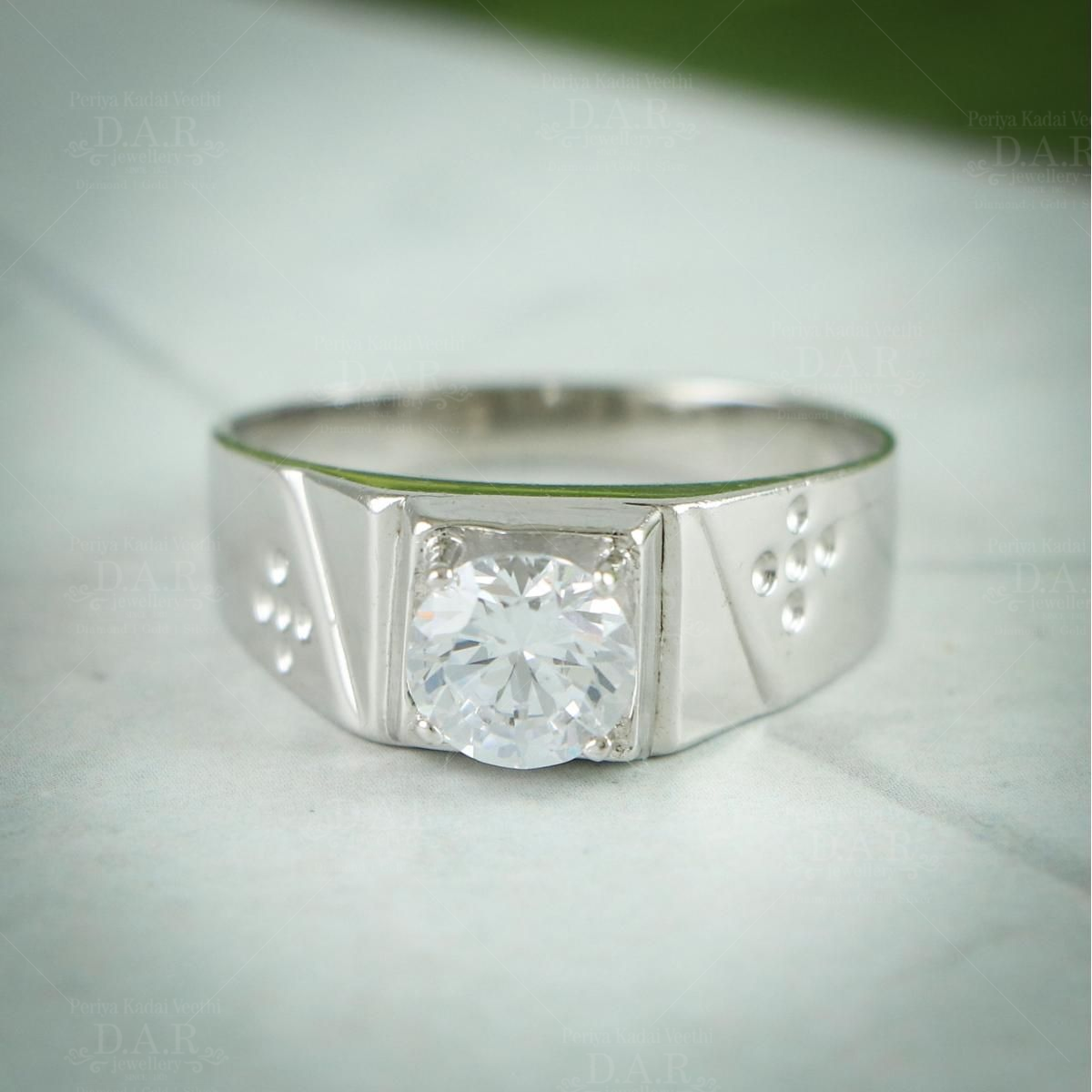 Stylish Men's Silver Ring – Jewllery Design