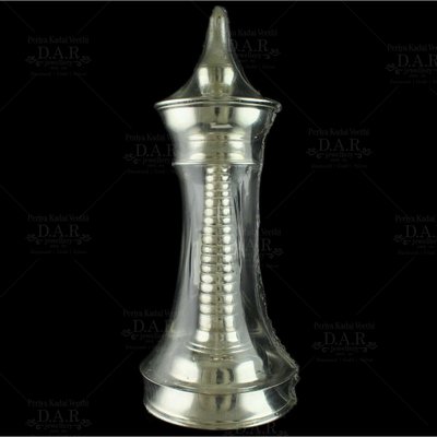 Illuminate Traditions with DAR Jewellery s Silver Kuthu Vilakku Silver Lamps www.darjewellery