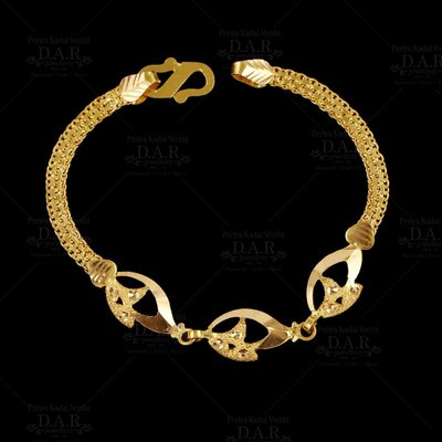Latest Gold Bracelets for Kids Online DAR Jewellery